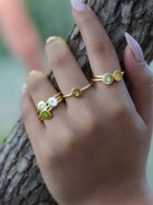 טבעת אותיות מצדה