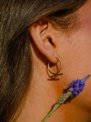 עגילי אוסי מיני זהב