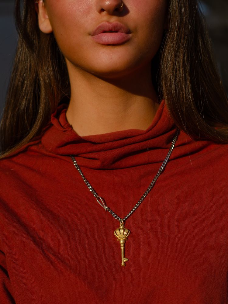 שרשרת מפתח הלב- כתר שרשרת מפתח הלב- כתר