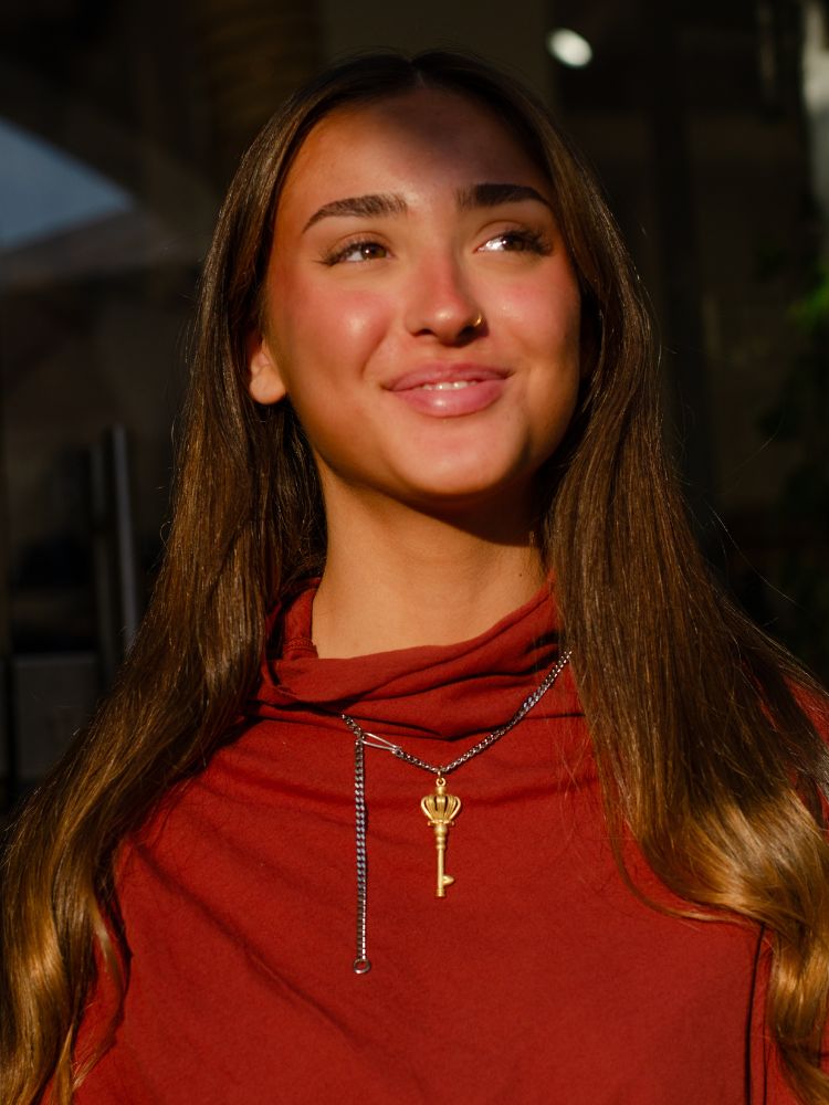 שרשרת מפתח הלב- כתר שרשרת מפתח הלב- כתר